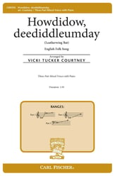 Howdidow, deediddleumday Three-Part Mixed choral sheet music cover